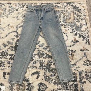pacsun ultra high rise slim jeans, size 25 , light blue color, barely worn